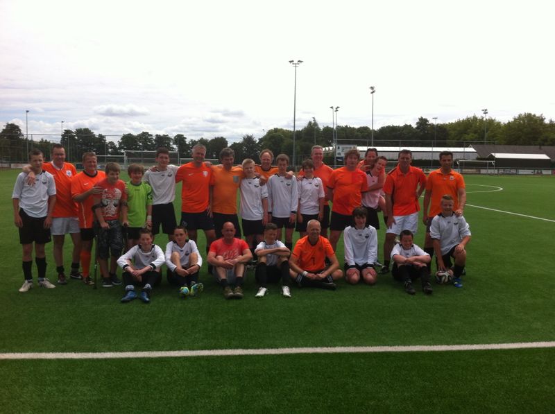 Wedstrijd C3 tegen de vaders met dank aan Quintus