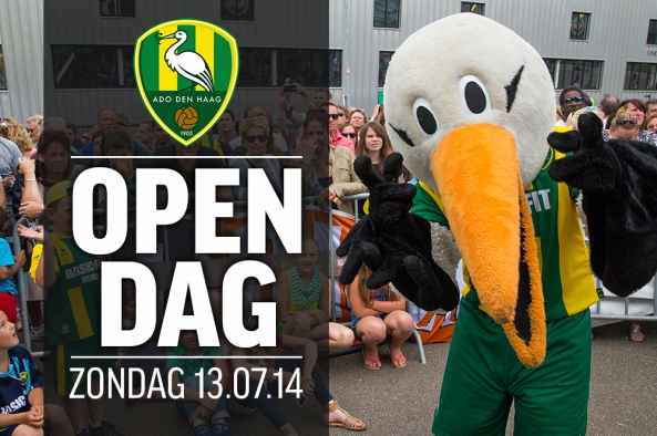 Open dag ADO Den Haag 13 juli a.s.
