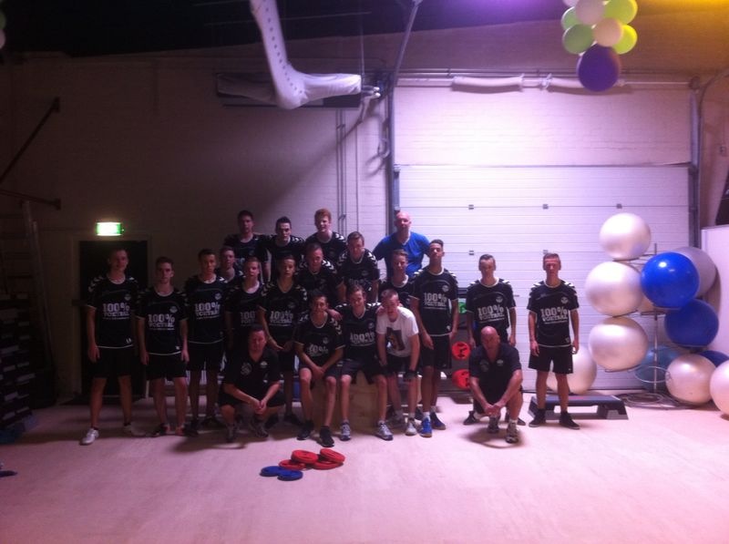 A jeugdselectie bij Family Sports