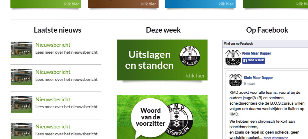 KMD website krijgt een nieuwe homepage