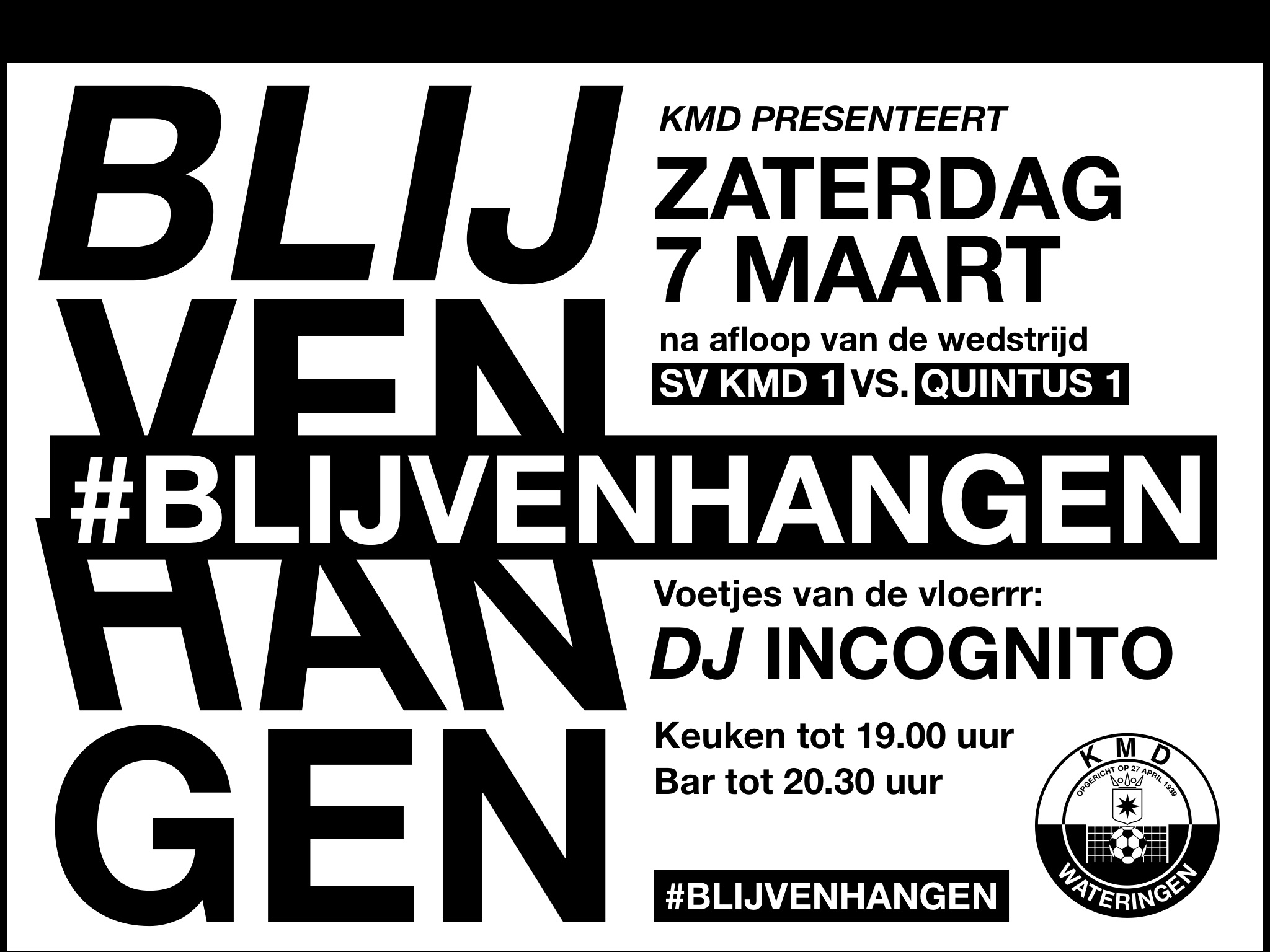 Blijven Hangen zaterdag 7 maart