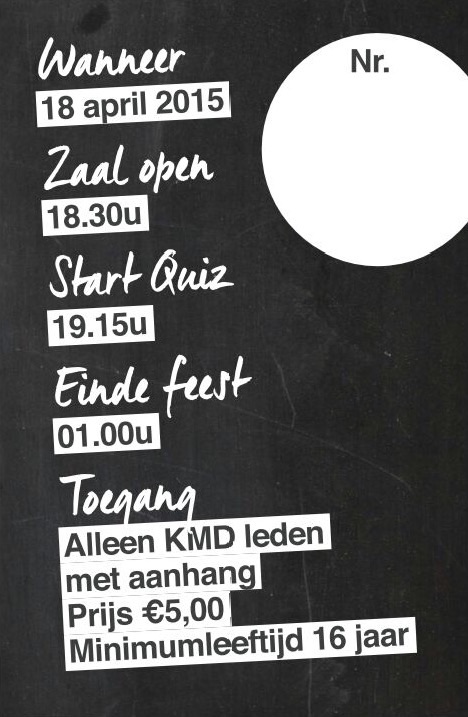 Pub Quiz en After Party