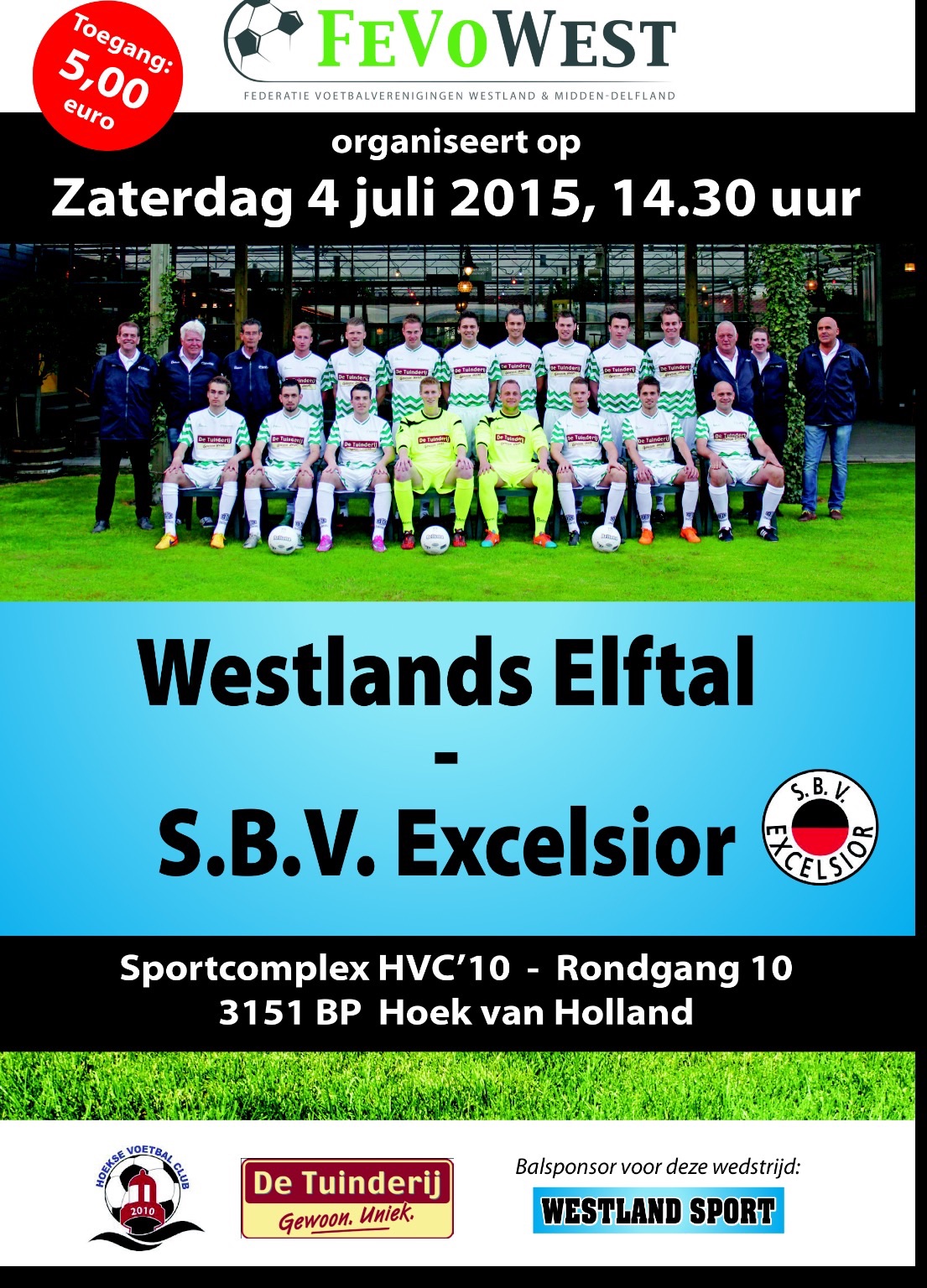 KMD'ers in het Westlands Elftal