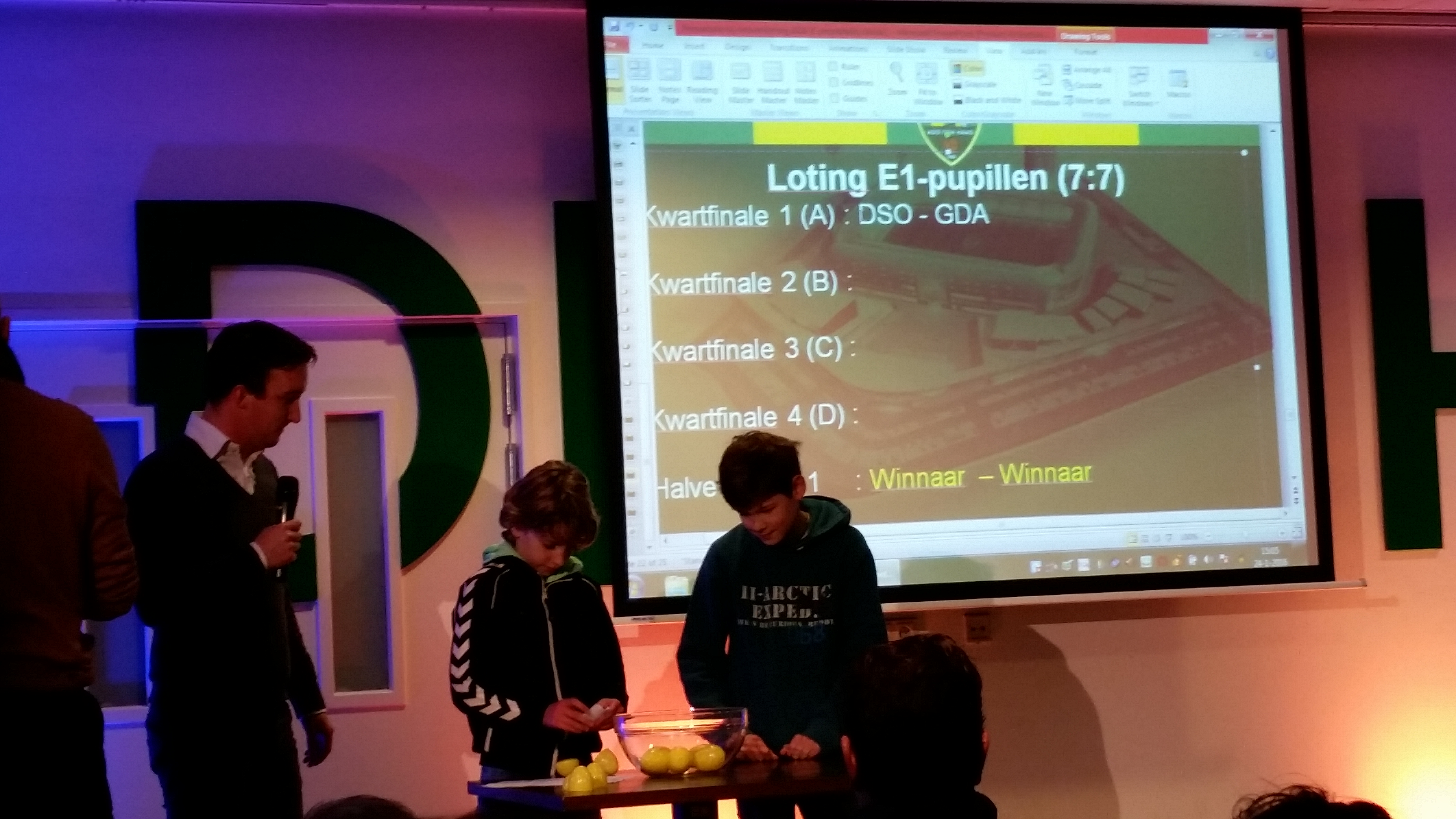 Loting kwart- en halve finales ADO netwerk kampioenschap