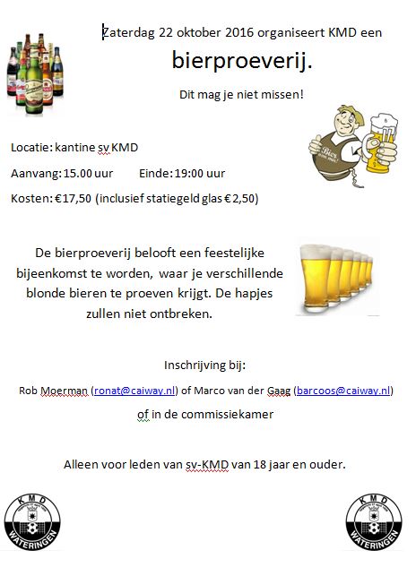 Bierproeverij 22 oktober