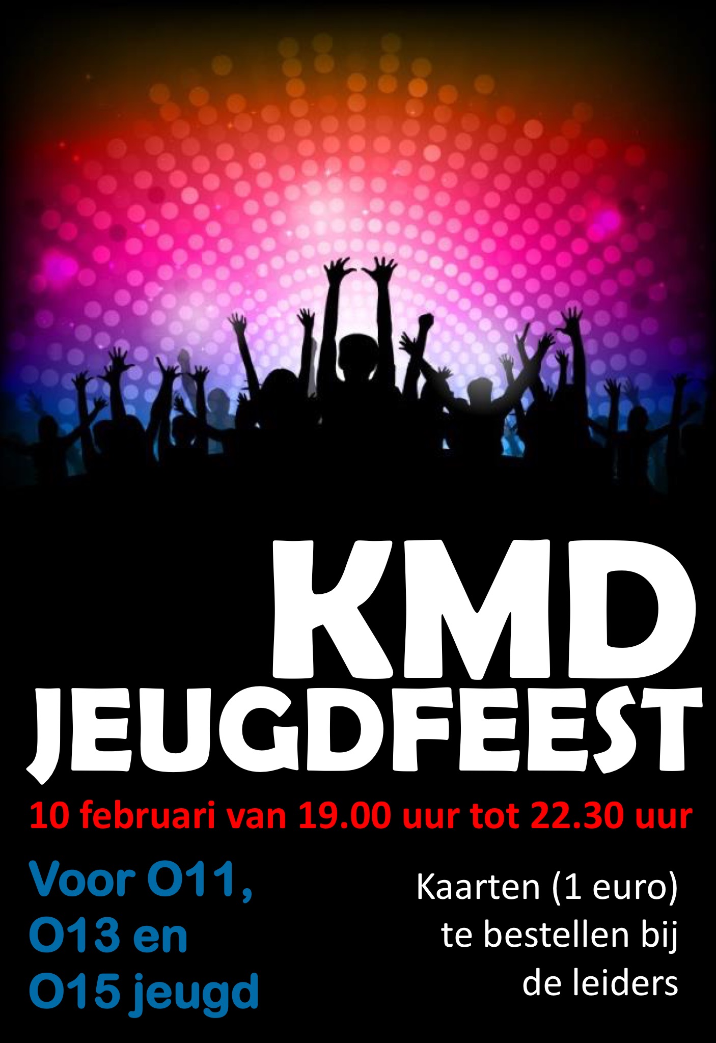 KMD Jeugdfeest vrijdag 10 februari.