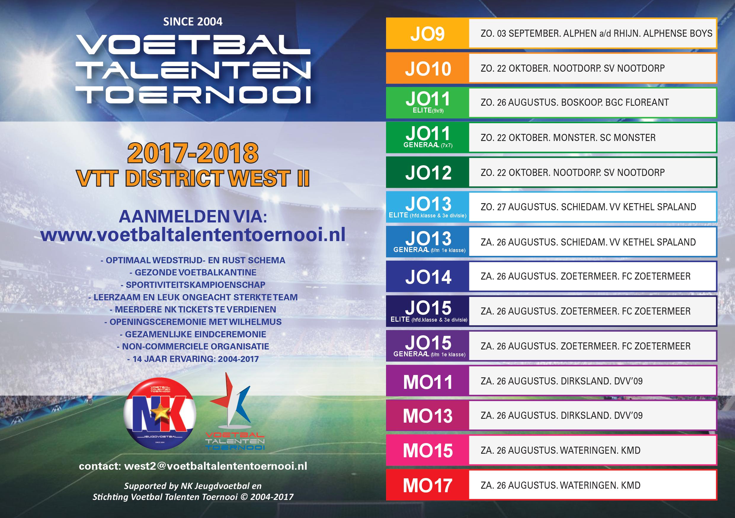 Voetbal Talenten Toernooi West II