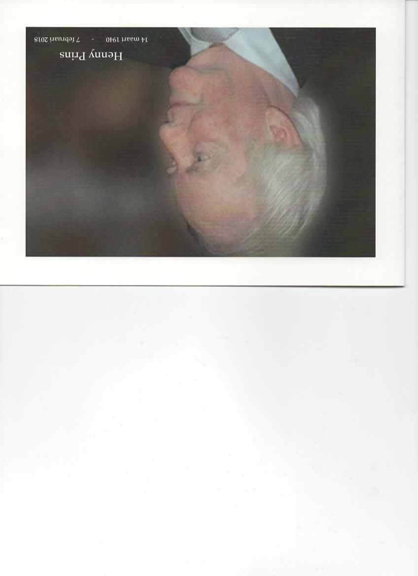 In memoriam Henny Prins.