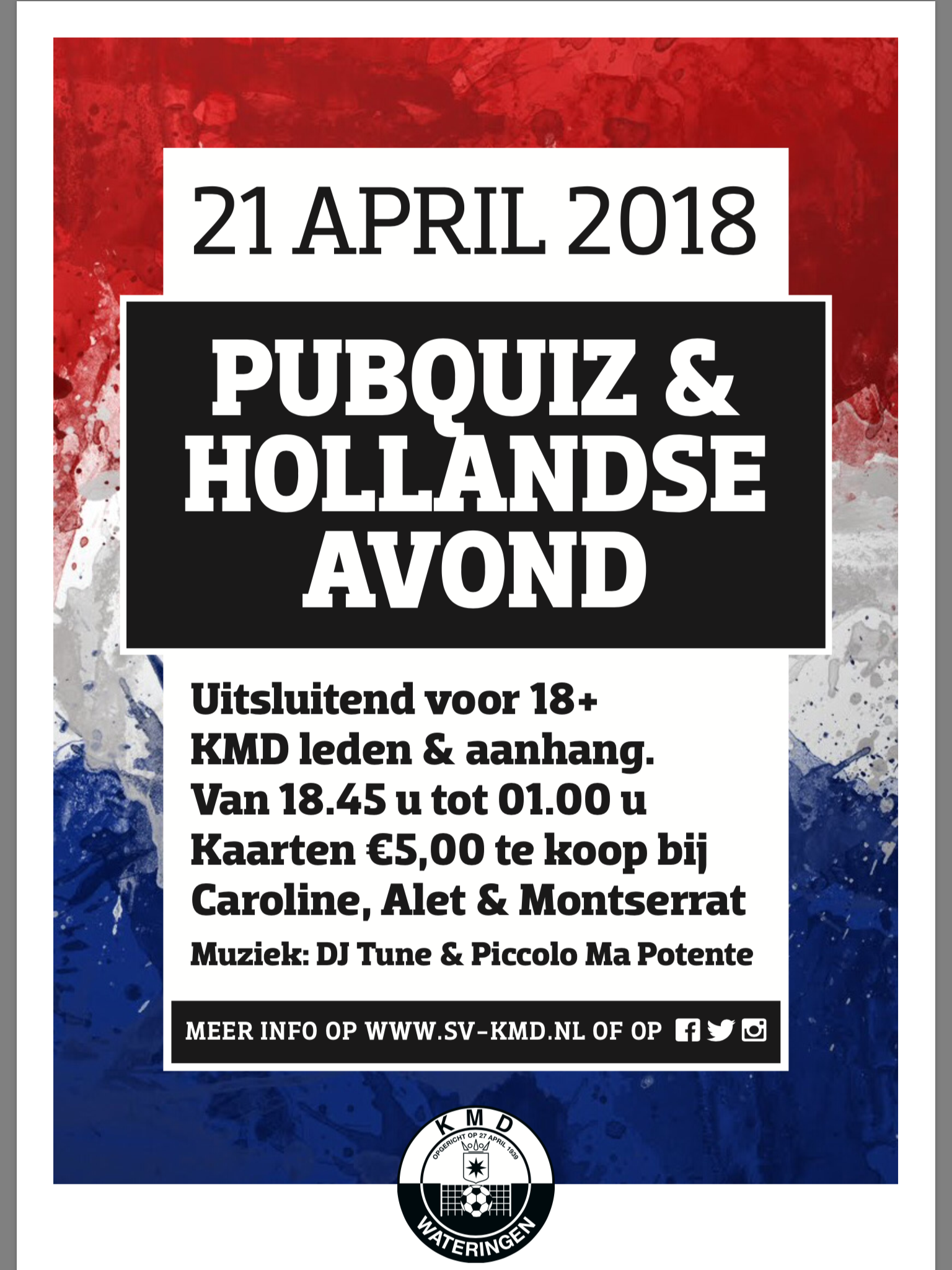 KMD Pubquiz 2018 (belangrijk nieuws)