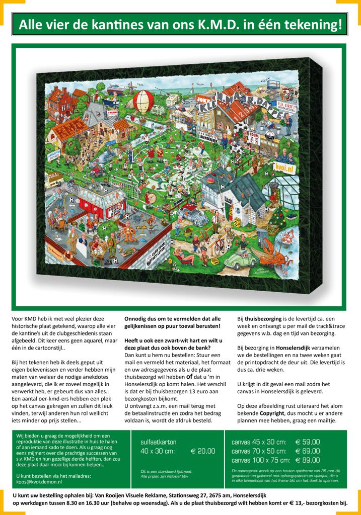 Alle KMD kantines in één tekening