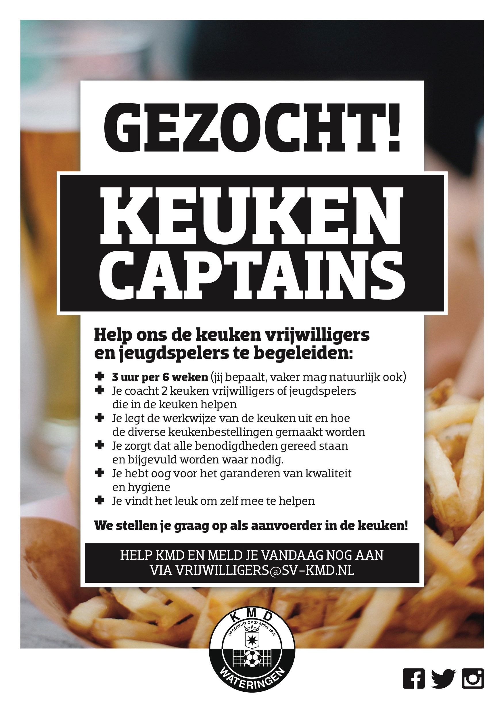 Gezocht Keukencaptains