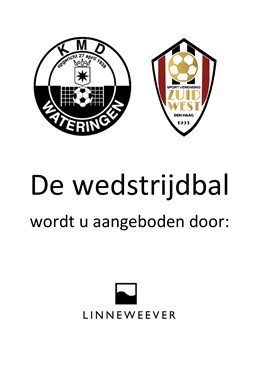 Wedstrijdbal Zuidwest