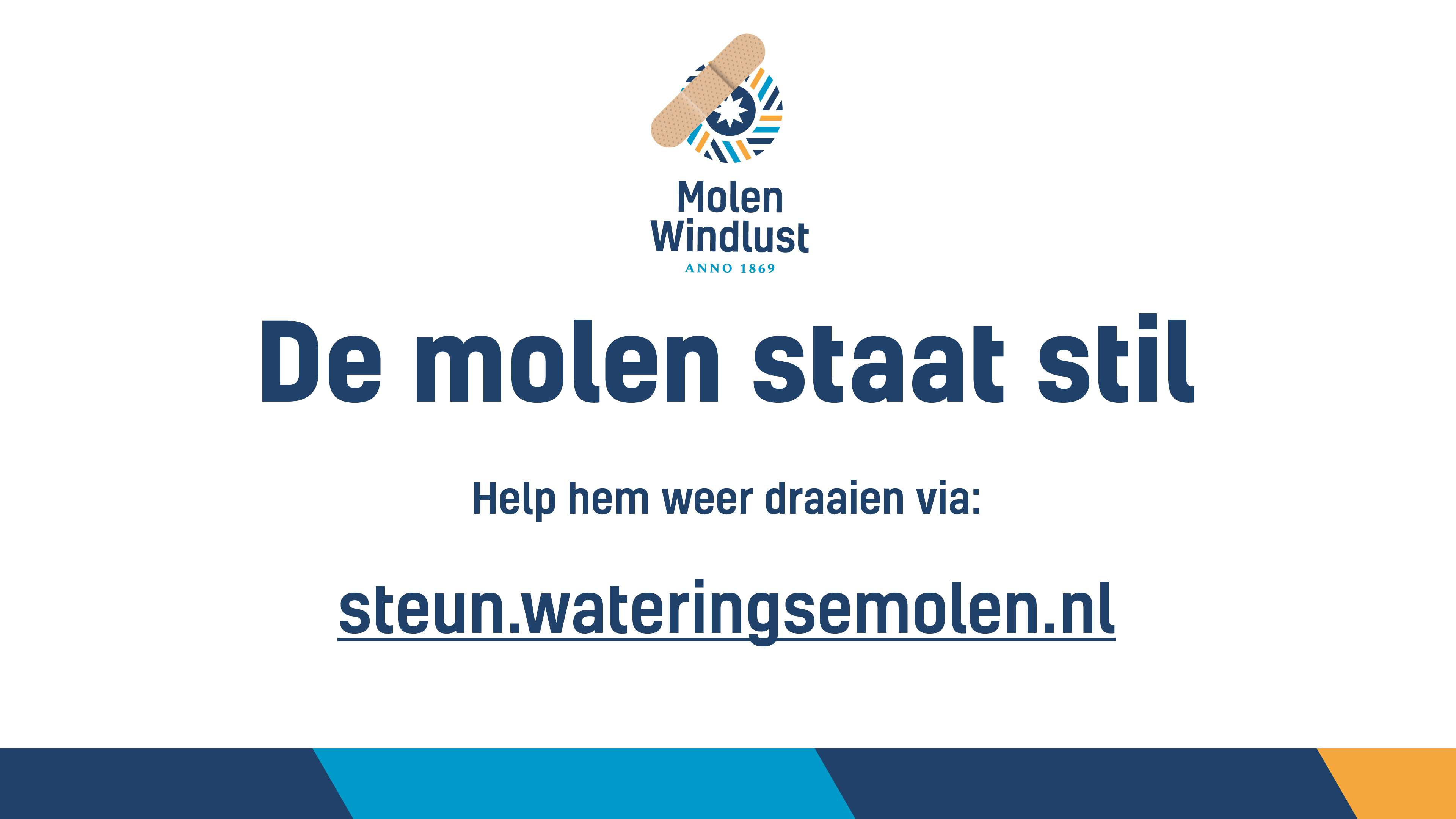 De Wateringse molen staat stil