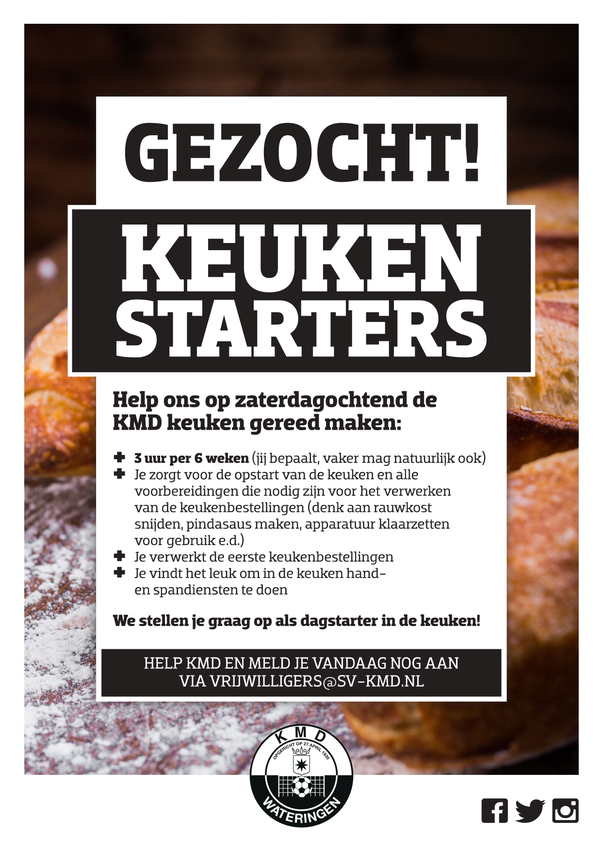 Gezocht Keukenstarters