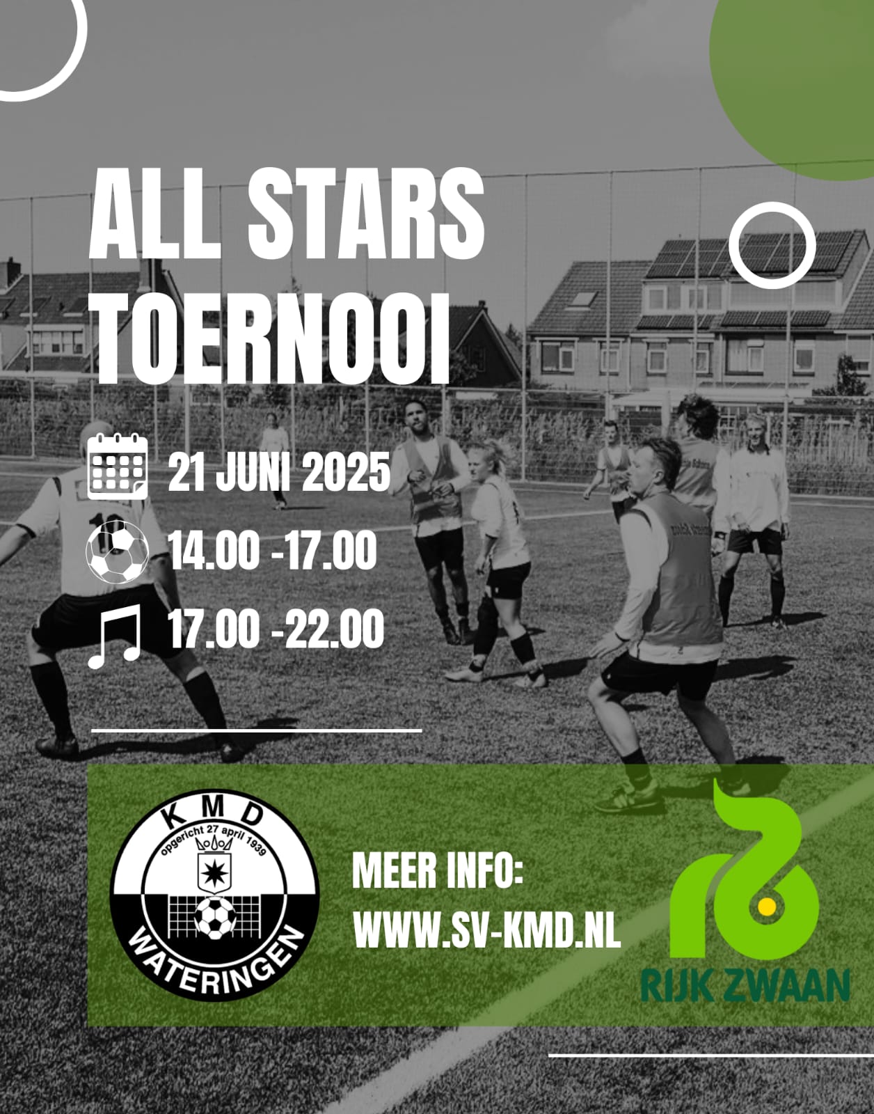 Mixtoernooi senioren 's middags afgelast ivm te weinig aanmeldingen.