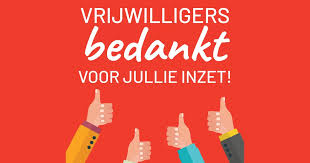Bedankt voor jullie inzet!