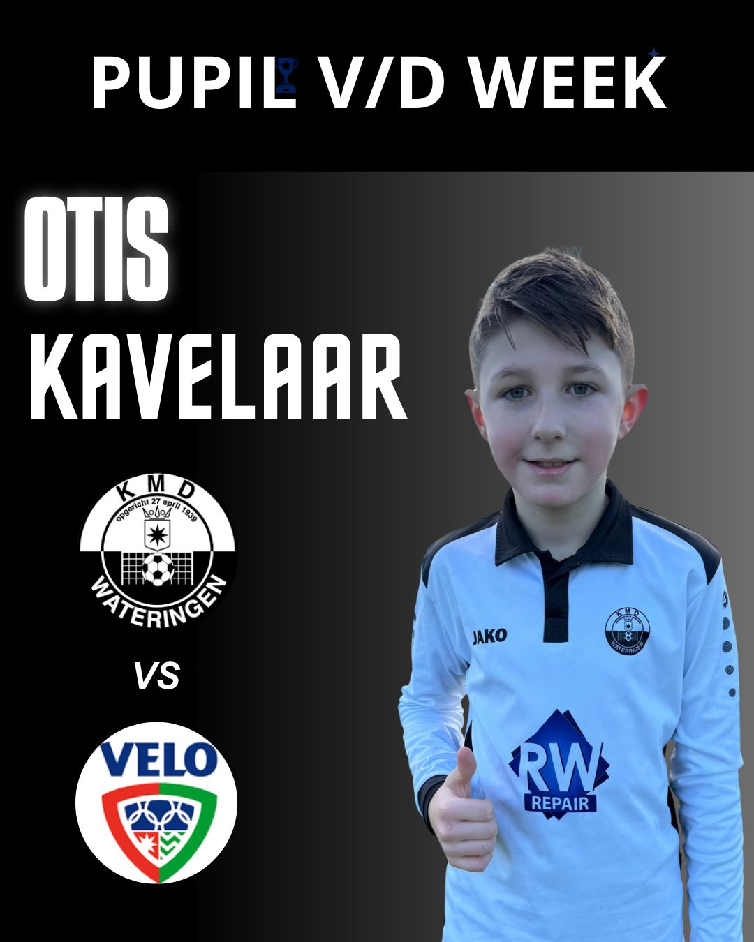 Pupil van de Week Kmd 1 - Velo 1
