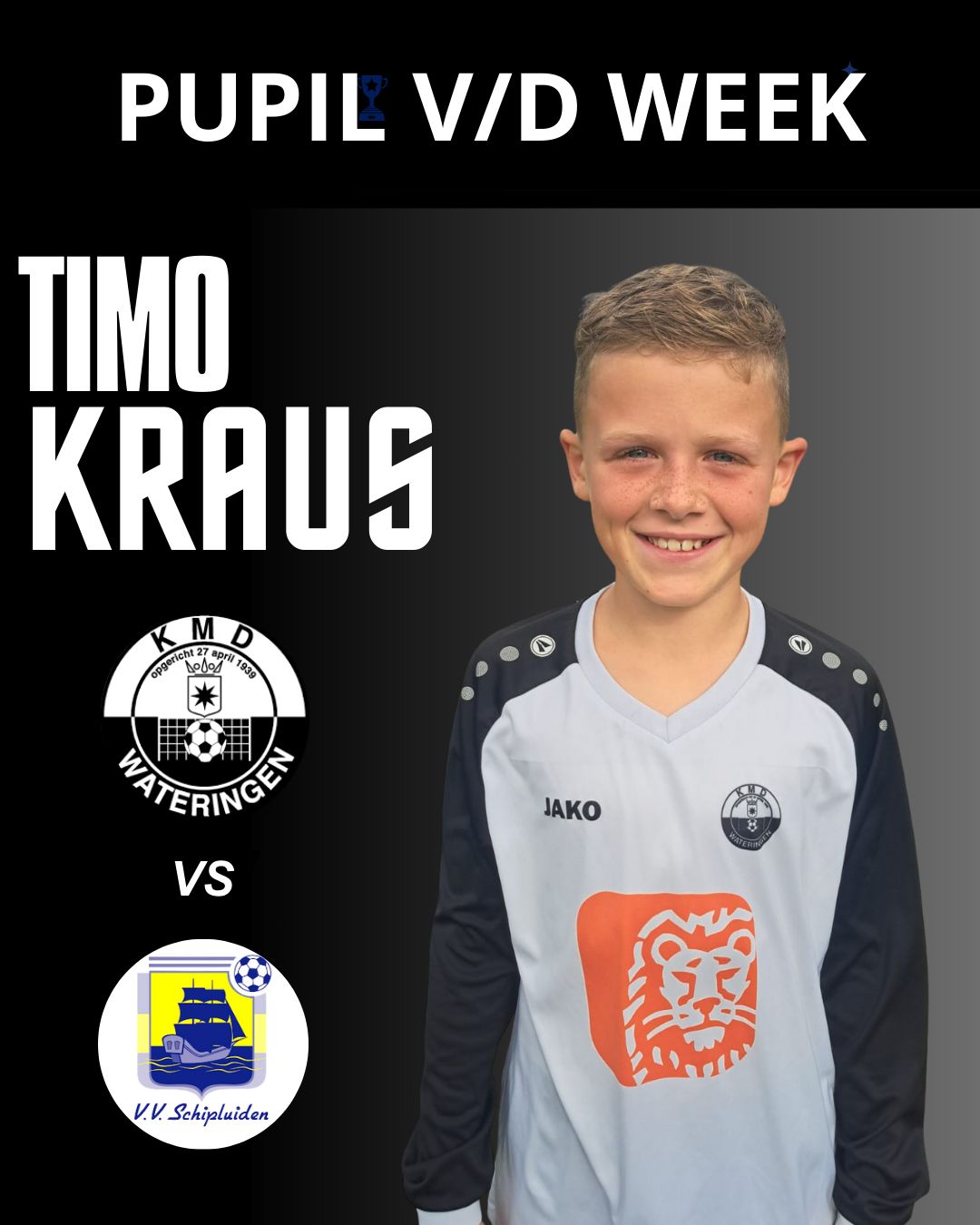 Pupil van de week KMD 1 - Schipluiden 1