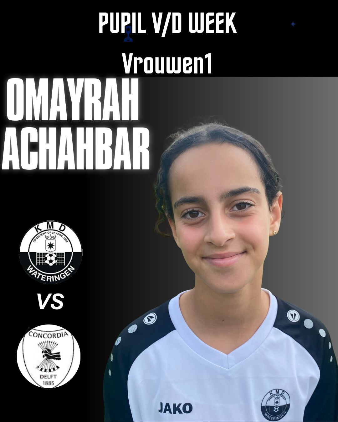 Pupil van de week KMD VR1 - Concordia VR1