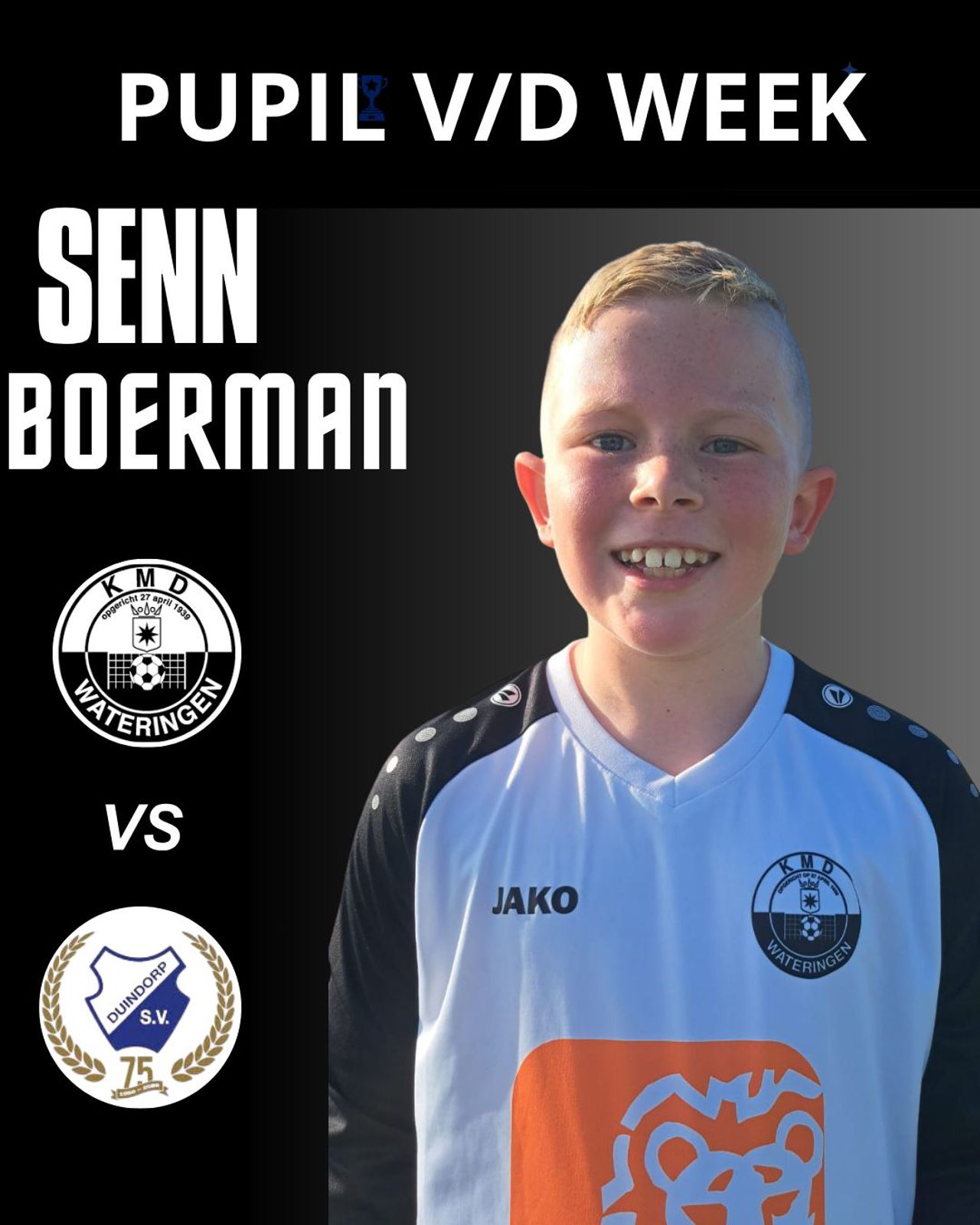 Pupil van de week KMD 1 - Duindorp 1
