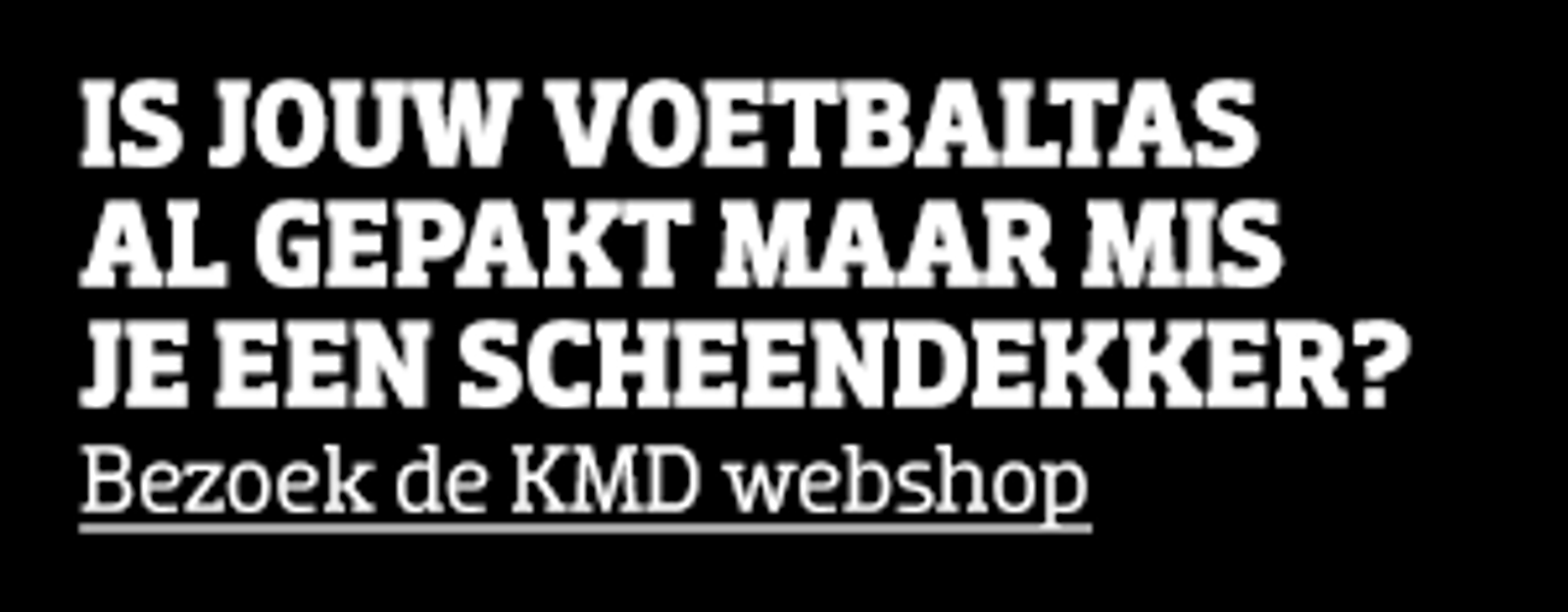 Actie webshop KMD