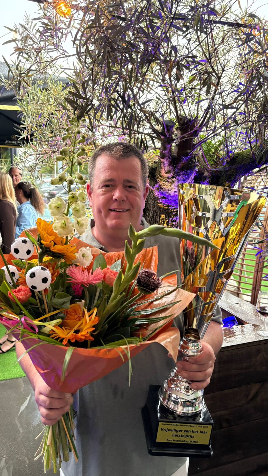 Tom Middendorp Vrijwilliger van het Jaar