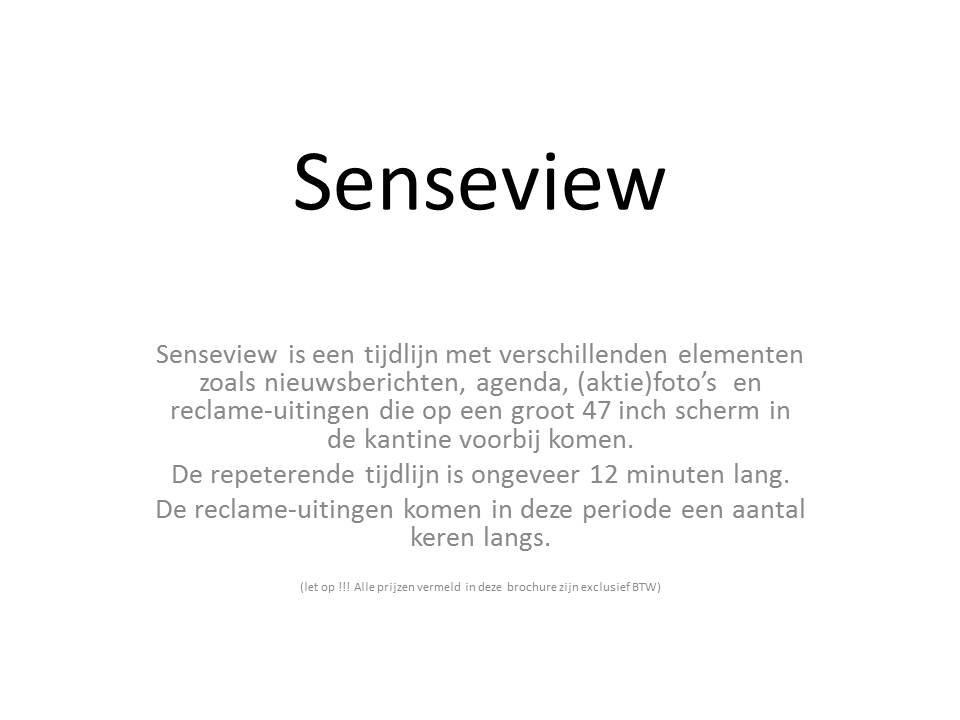 Sponsorenbericht Senseview